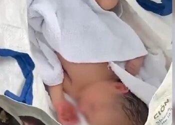 Dejan abandonado recién nacido en las inmediaciones del Hospital Juan Pablo Pina