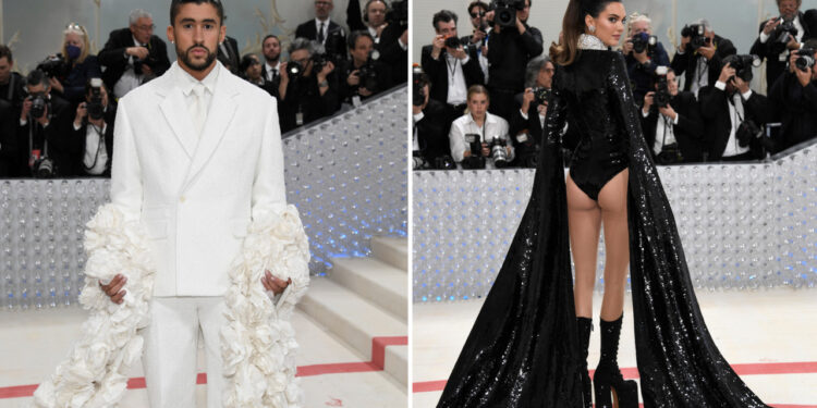 MET Gala 2023: Nueva York se vistió de negro, blanco y perlas para homenajear a Karl Lagerfeld