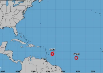 Bret se acerca a las Antillas Menores y detrás viene la depresión Cuatro