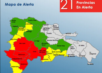 El COE eleva a 21 las provincias en alerta