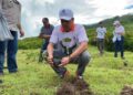 Agricultura siembra más de mil plantas en San Cristóbal