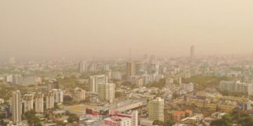 Este sábado llega otra masa de aire de polvo del Sahara