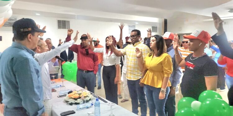 El Partido MODA juramenta al Ing. Eduar Alcántara como presidente municipal de San Juan de la Maguana.