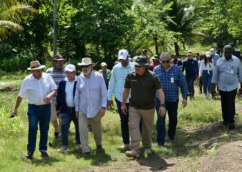 Ministro de Medio Ambiente recorre áreas de Loma Los Siete Picos y Loma Novillero deforestadas por desaprensivos