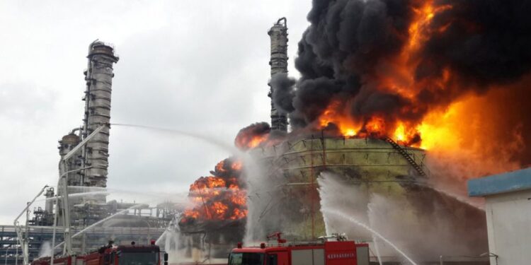 Cuatro muertos y cinco heridos en un accidente en una fábrica metalúrgica de China
