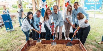 Alcaldía del DN y Banco Popular inician trabajos del parque El Pedregal 
