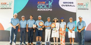 Dúo García-Tejada logra gran copa XVIII torneo golf Adoexpo