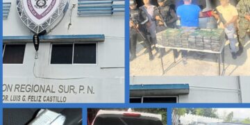 Patrullas policiales preventivas ocupan en Barahona 100 paquetes de presunta cocaína