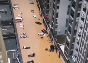 El Tifón Doksuri deja 720 mil afectados en sur de China