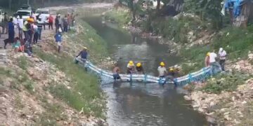 Raymond Rodríguez, Fideicomiso de Residuos DO Sostenible y Océano Limpio intervienen cañada de Arroyo Hondo