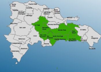 COE coloca en alerta verde 9 provincias