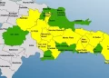 COE mantiene 12 provincias en al﻿erta amarilla y 09 en verde por vaguada