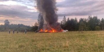 Encuentran las cajas negras del avión privado de Prigozhin que se estrelló en Rusia