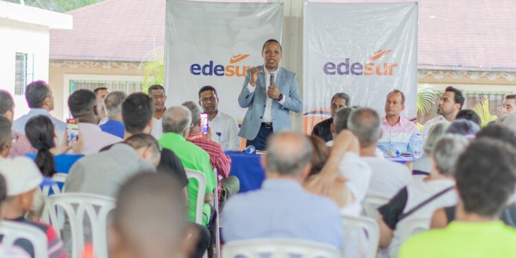 Edesur llevará operativos a sectores "Edesur va a tu sector y revisa tu factura"