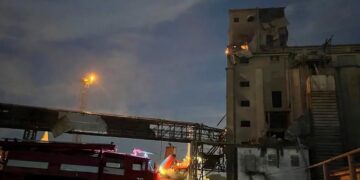 Ataque ruso contra silo a orillas del Danubio ha destruido 40.000 toneladas de cereal