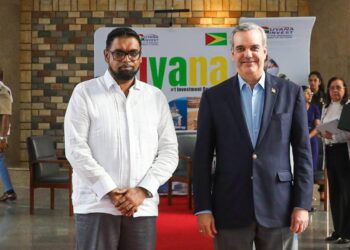 Presidente de Guyana, Mohamed Irfaan Alí, llega este martes al país en visita oficial