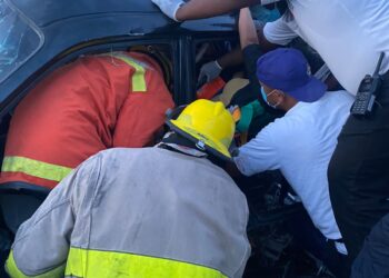 Fallece una de las mujeres involucradas en accidente de tránsito en la Av. Máximo Gómez