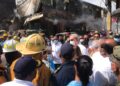 Presidente Abinader visita zonas afectadas por explosión en San Cristóbal y asegura apoyara familias