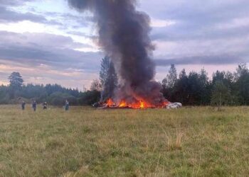 Encontraron los restos de las 10 víctimas del avión de Yevgeny Prigozhin caído en Rusia