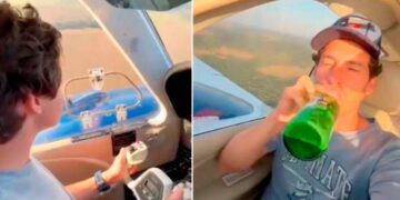Padre murió junto a hijo tras dejarlo pilotar avión mientras tomaba cerveza en Brasil