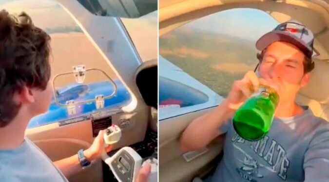 Padre murió junto a hijo tras dejarlo pilotar avión mientras tomaba cerveza en Brasil