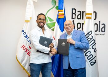 Juventud y Bagrícola acuerdan proyecto de RD$100 millones a tasa 0% para jóvenes a nivel nacional
