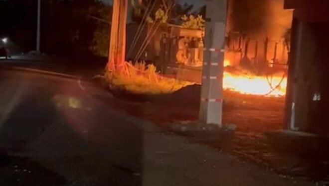 Edeeste informa que incendio afectó a subestación móvil en BVN