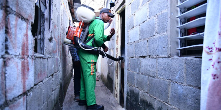 Ministerio de Salud Pública continúa desarrollando amplio operativo ante casos de dengue en SDN