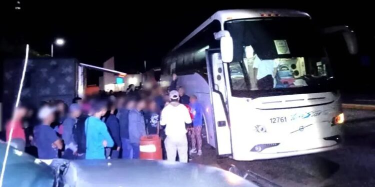Detienen 178 migrantes en autobús en México; un dominicano entre ellos