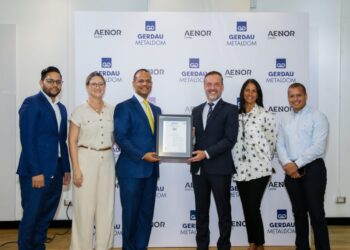 Asociación Española certifica emisión de gases de Gerdau Metaldom