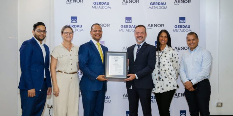 Asociación Española certifica emisión de gases de Gerdau Metaldom