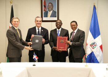 Presidente Abinader define a Kenia como un nuevo amigo de RD