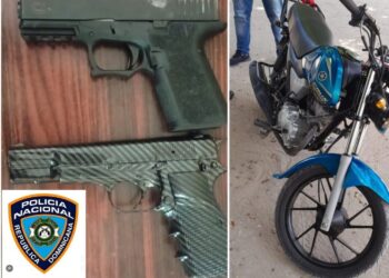 Policía ocupa dos armas de fuego portadas de manera ilegal en el municipio Enriquillo, provincia Barahona