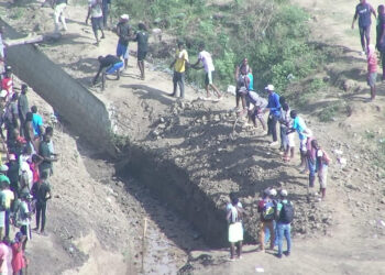 Cierre frontera llega a sexto día mientras sigue construcción canal en Río Masacre