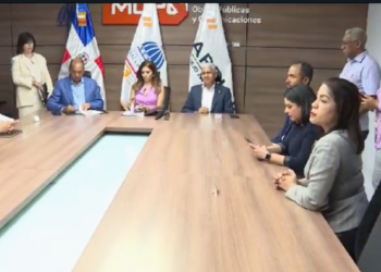 MOPC y Barrick Pueblo Viejo suscriben acuerdo para mejorar tránsito vehicular en Sánchez Ramírez