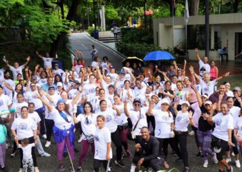 Salud Pública cierra semana del Bienestar con Zumbatón, bajo apoyo de OPS