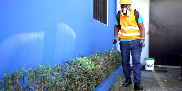 IDOPPRIL fumiga áreas de sus oficinas en todo el país