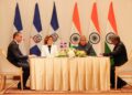 Vicepresidente de la República de la India se encuentra con la vicepresidenta de la República Dominicana