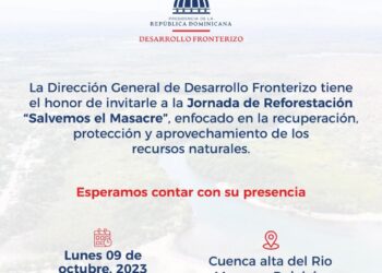 “Salvemos el Masacre” Desarrollo Fronterizo restaura la Cobertura Forestal en la Frontera RD-Haití