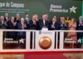 Abinader da campanazo de apertura primera oferta pública de acciones preferentes de Banco Promerica