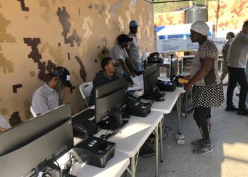 Registro biométrico en corredores comerciales provisionales sigue incrementándose en Elías Piña y Jimaní