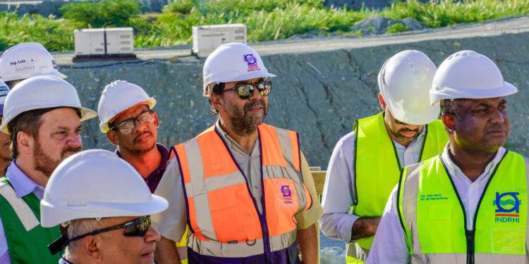 INDRHI supervisa avances de la presa Monte Grande