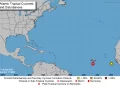 Se forma en el Atlántico la tormenta tropical Sean sin pronósticos de un fortalecimiento