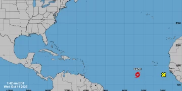 Se forma en el Atlántico la tormenta tropical Sean sin pronósticos de un fortalecimiento
