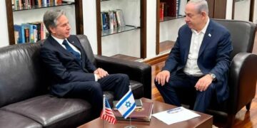 Blinken se reúne con Netanyahu en Tel Aviv en su tercer viaje a Israel