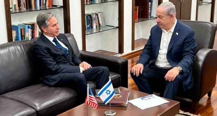 Blinken se reúne con Netanyahu en Tel Aviv en su tercer viaje a Israel
