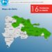 COE aumenta a 16 las provincias en alerta verde por vaguada