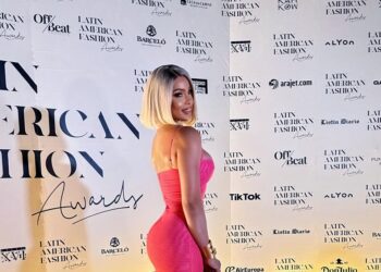 Así lució Sarodj en la alfombra del Latín América Fashion Awards