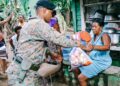 Ejército de RD brinda apoyo a comunidades de Haina afectadas por disturbio tropical