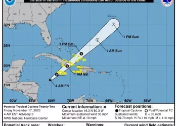 Potencial ciclón tropical aportará lluvias significativas a partir de hoy